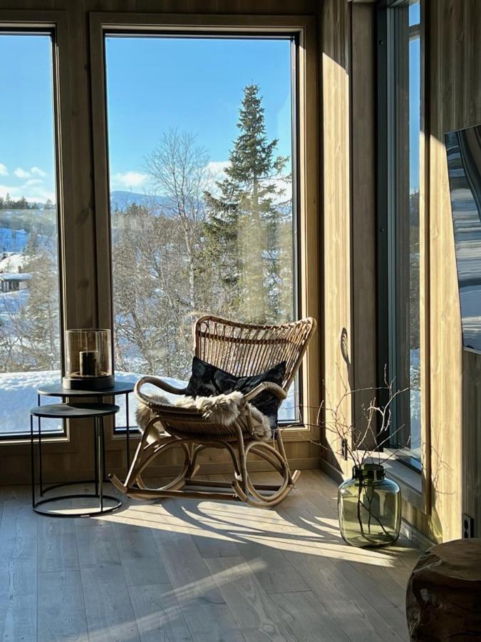 Brand New Cabin On The Sunny Side Of Gaustatoppen With A Great View Tuddal Exterior foto