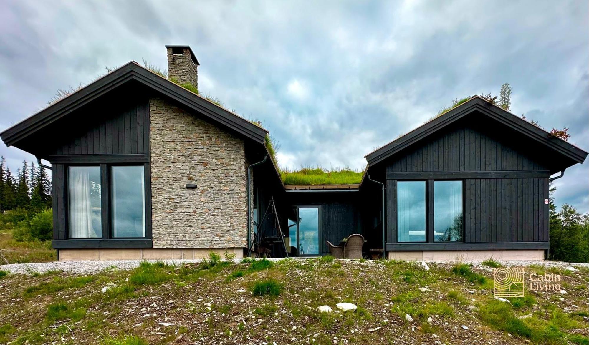 Brand New Cabin On The Sunny Side Of Gaustatoppen With A Great View Tuddal Exterior foto