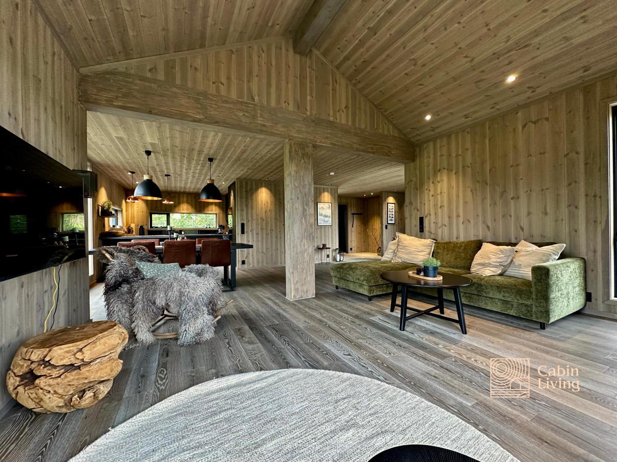 Brand New Cabin On The Sunny Side Of Gaustatoppen With A Great View Tuddal Exterior foto